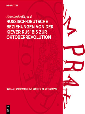 cover image of Russisch-Deutsche Beziehungen von der Kiever Rus' bis zur Oktoberrevolution